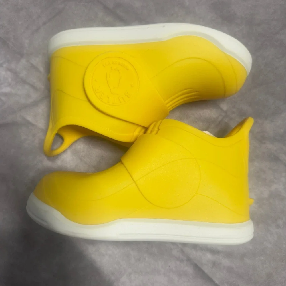 Butler‎ Rockhopper Kids Yellow Waterproof Overshoes Boots Size 11-13 Made in USA